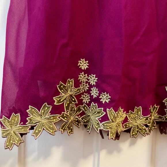 Gilmore Girls vintage fuchsia slip dress 90s Y2K - Picture 6 of 7